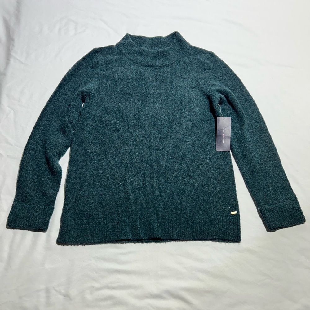 Tommy Hilfiger Dark Teal Turtleneck Sweater
